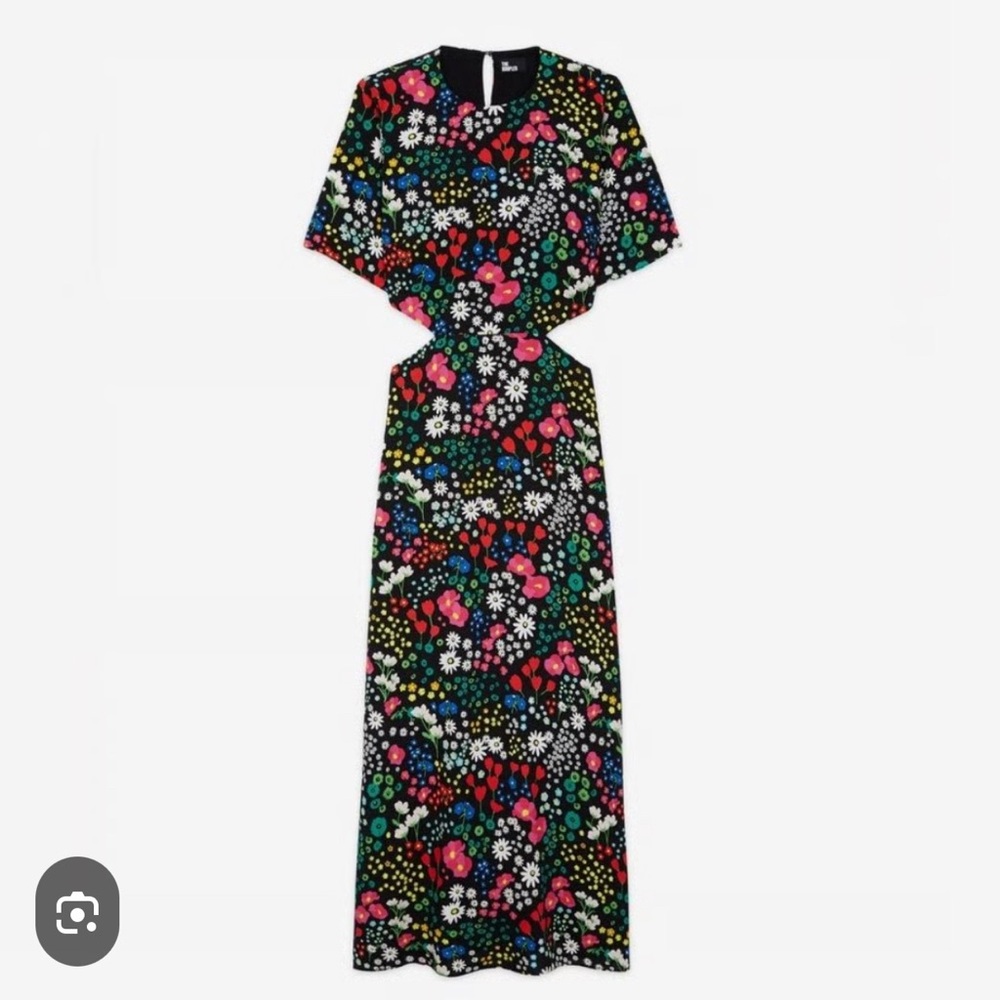 NWT The Kooples Joyful Flower Maxi Dress Size 2, similar to US Size 6